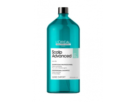 LOREAL Professionel Scalp Advanced Anti-Dandruff Dermo-Clarifier valantis šampūnas nuo pleiskanų 1500 ml 